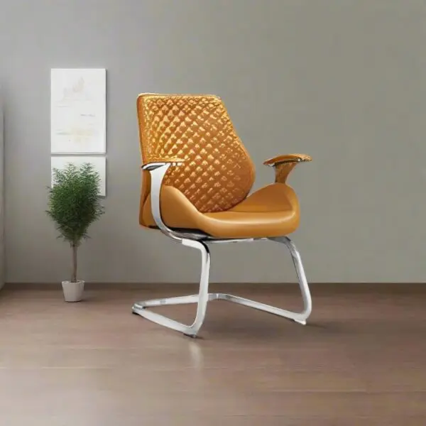 06 كرسى مدير انتظار جلد - الصورة 1