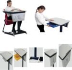 ⁦أفضل ديسكات مدارس للأطفال مع كرسي مرفق⁩ - الصورة ⁦2⁩