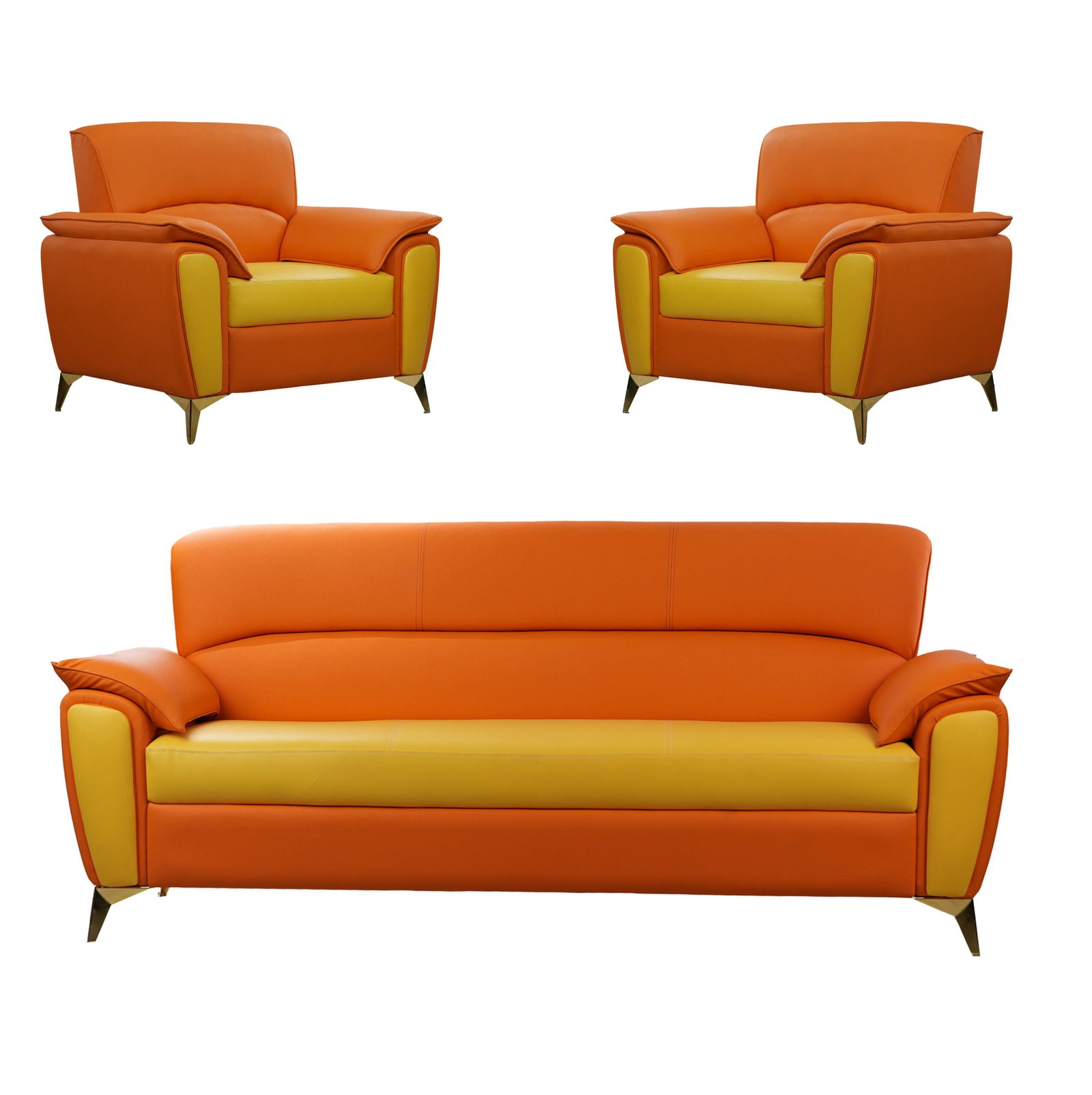 27-copy-1-scaled انتريه استقبال جلد برتقالي و أصفر - الصورة 1