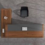 ⁦مكتب مدير فاخر مع سايد جانبي خشب MDF إسباني⁩ - الصورة ⁦3⁩