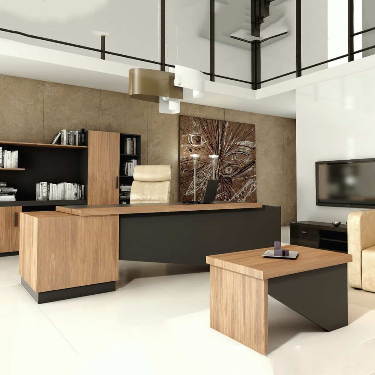 3 مكتب مدير | تصميم أنيق وجودة عالية - الصورة 1