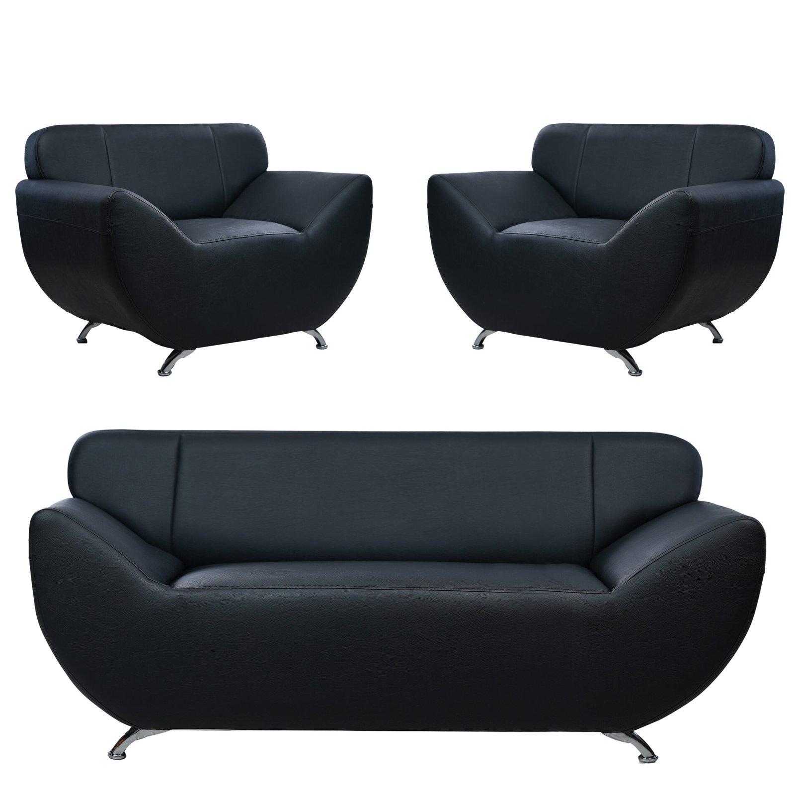 40-copy-scaled طقم انتريه استقبال مكتبي أسود فاخر بتصميم عصري - الصورة 1