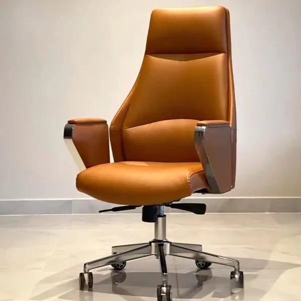 B-24-0-600x600 كرسى مدير جلد مستورد - الصورة 1