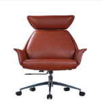 كرسي مكتب مدير — جلد بني فخم وجودة عالية