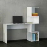 ⁦أضف لمسة من التنظيم مع مكتب أبيض صغير للمذاكرة⁩ - الصورة ⁦2⁩