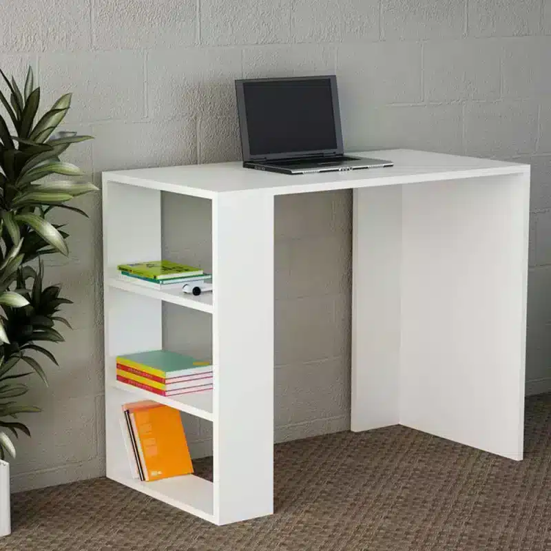 Desk-90×40-cm-TRA318 مكتب خشبي صغير عملي وعصري - الصورة 1