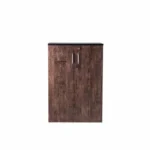 دولاب مكتبي خشب بني لتخزين ملفات