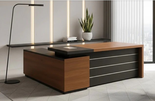 IF01013 مكتب مدير تنفيذي يعكس الأناقة - الصورة 1