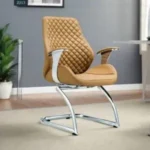 ⁦كرسى مدير انتظار جلد⁩ - الصورة ⁦2⁩