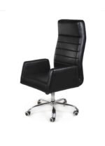 ⁦أفضل كرسي مدير مرتفع جلد أسود كلاسيكي⁩ - الصورة ⁦5⁩