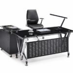 مكتب زجاجي فخم – رمز الأناقة والتميز لبيئة عمل عصرية