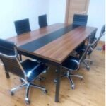 أفضل طاولة اجتماعات مع وحدة تخزين خشبية