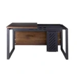 ⁦مكتب خشبي كلاسيك تصميم يجمع بين الأناقة والكفاءة⁩ - الصورة ⁦2⁩