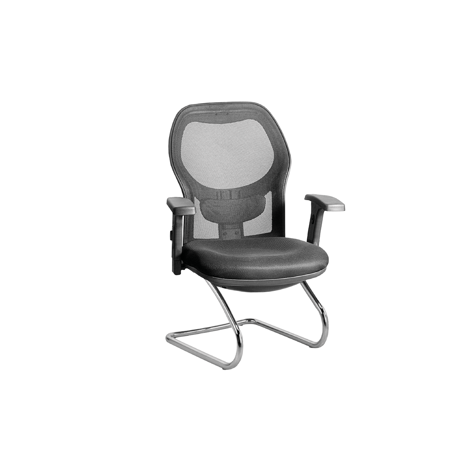 RC-210-W كرسي انتظار مكتبي – بقاعدة على شكل U – شبك طبي - الصورة 1