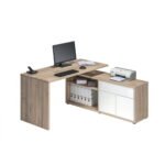 ⁦مكتب موظف خشب مودرن – تصميم عملي للمكاتب والشركات⁩ - الصورة ⁦4⁩