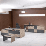 ⁦مكتب مدير خشب MDF إسباني+سايد جانبي⁩ - الصورة ⁦3⁩