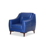 ⁦طقم استقبال مكتبي كنبة 3 مقعد و2 فوتيه جلد⁩ - الصورة ⁦2⁩