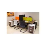 محطة عمل حديثة ل 4 أفراد الحل الأمثل للعمل المشترك