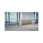 مكتب ريسبشن أبيض للفنادق والشركات