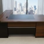 مكتب مدير أنيق | تصميم عملي واحترافي