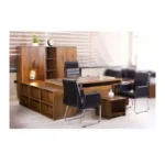 ⁦اكتشف مكتب مدير خشب بني مع درج كيف سيغير اللعبة⁩ - الصورة ⁦3⁩