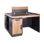 أفضل خلية عمل خشبية تكفي لفردين مزودة بدعامات ألومنيوم