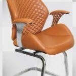 كرسي انتظار جلد - فخامة، راحة، ومتانة لمكاتب أكثر أناقة