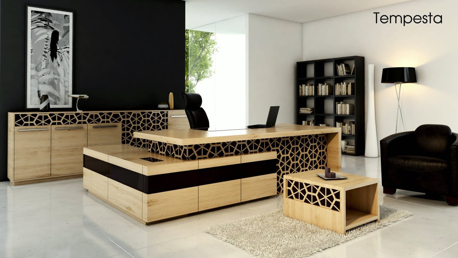 tempesta-yonetici-takimi_1 مكتب مدير بتصميم مميز | خامات عالية وتشطيب أنيق - الصورة 1