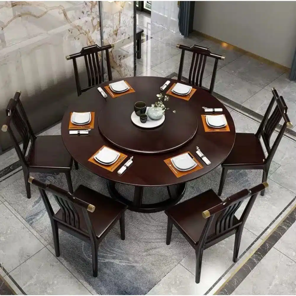 سفرة-طعام-6-كراسي-Dining-table-with-6-chairs-1.jpg سفرة طعام 6 كراسي - الصورة 1